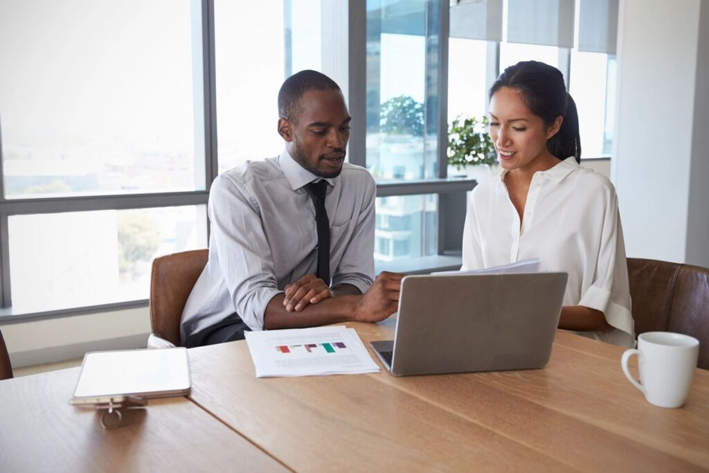 working together
